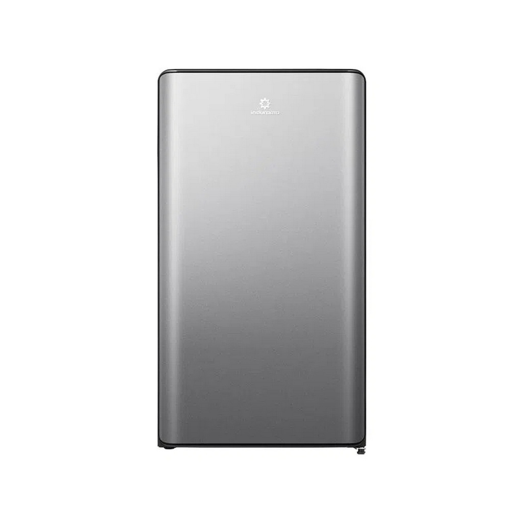 MINIBAR 95LT CURVED CR R600A L/LED CROMA/NEGRO -INDURAMA