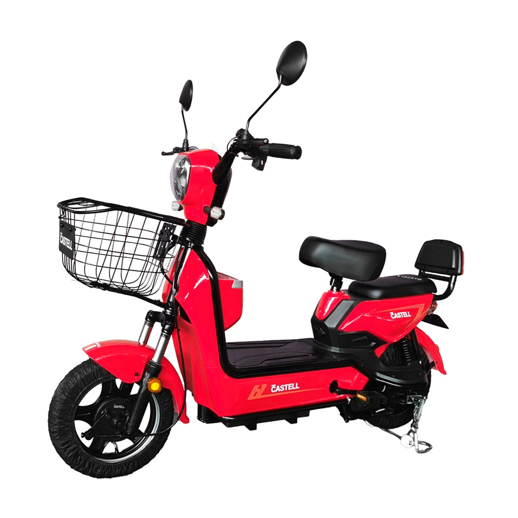 BICICLETA ELECTRICA DE 500W 48V Y 12AH VELOCIDAD 50-60KM AZUL/-CASTELL