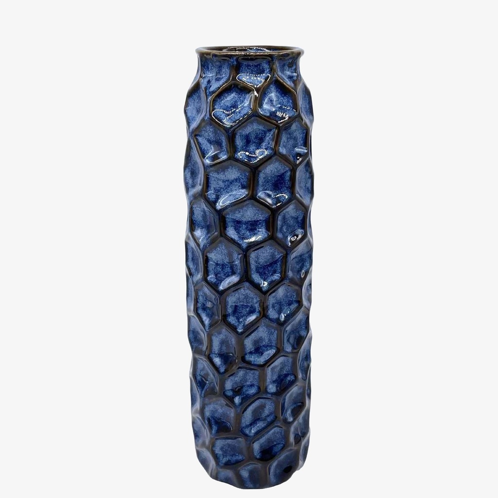 FLORERO DE CERAMICA IRIS LAZULI 32.7CM -FEDERAL 21472