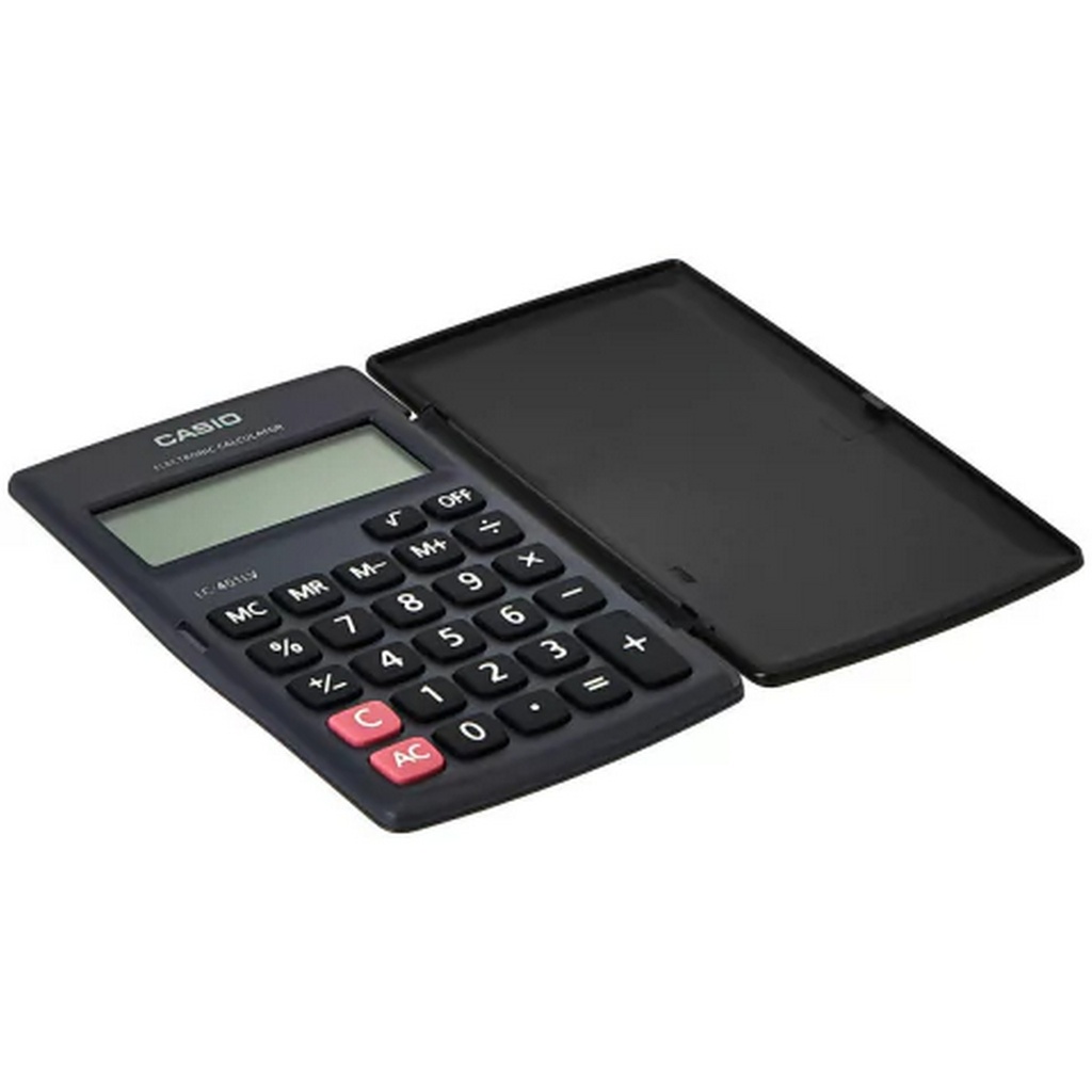 CALCULADORA DE BOLSILLO 8DG NEGRO/-CASIO LC-401LV-BK