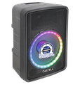 CAJA AMPLIFICADA DE 15&quot; BLOETOOTH USB MP3 MEMORY CARD 100.000W PMPO 45.5X55.5X74.5CM NEGRO/-CASTELL