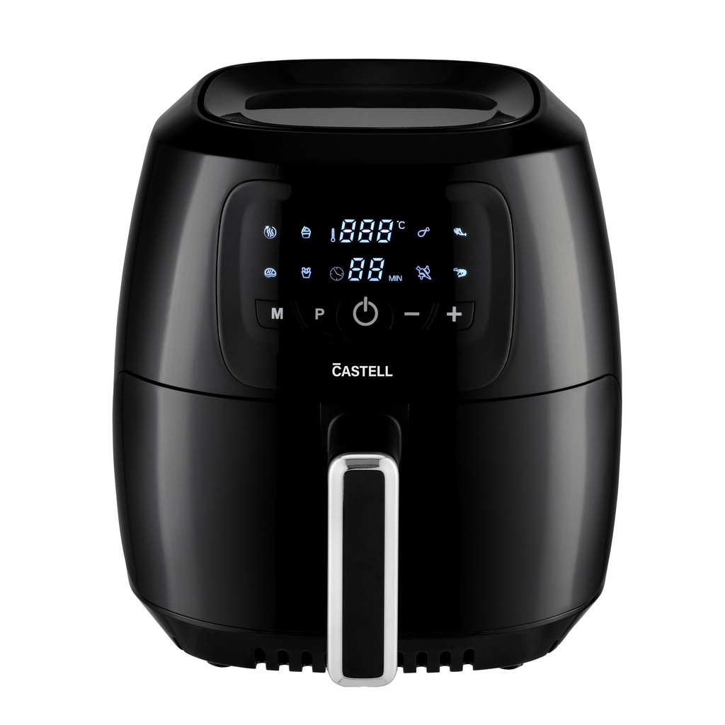 FREIDORA DE AIRE PANEL DIGITAL 4.2LT 1500W ANTIADHERENTE 120V-60HZ NEGRO/-CASTELL