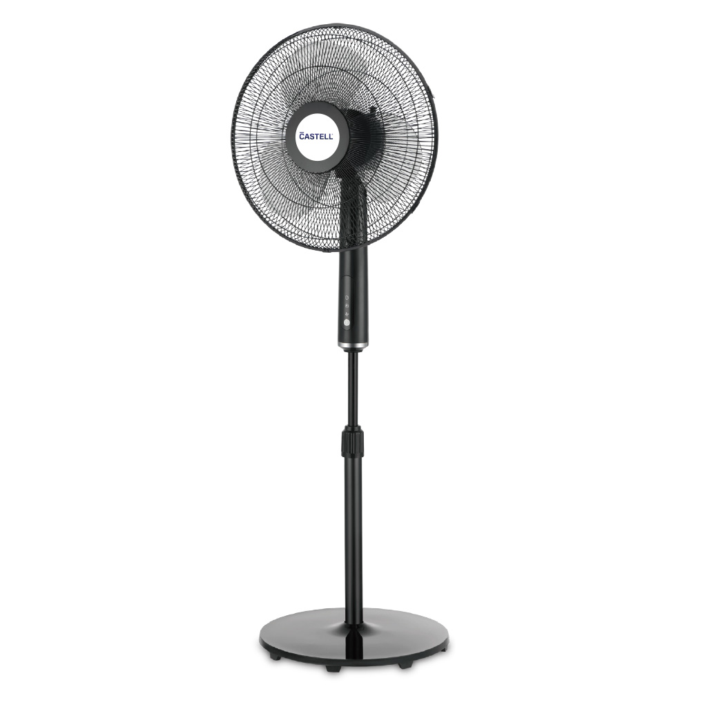 VENTILADOR DE PEDESTAL 16&quot; 3VEL 3 ASPAS NEGRO/-CASTELL CSTL-FS40-21MRL