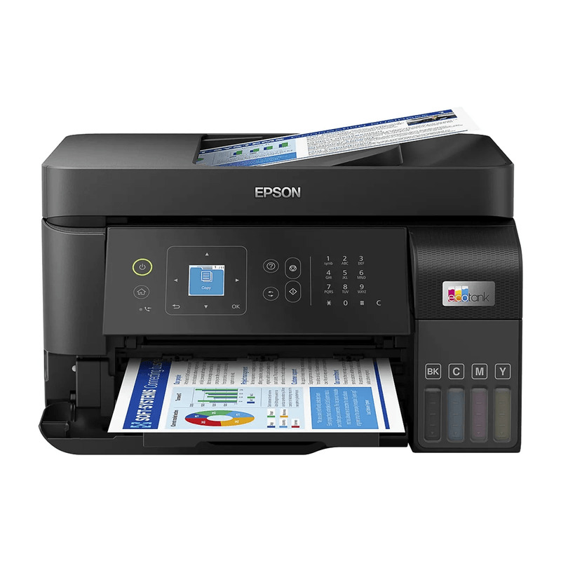 IMPRESORA EPSON L5590 COPIADORA/ESCANEA/WIFI/IMPRESIÓN RÁPIDA ECO TANK NEGRO