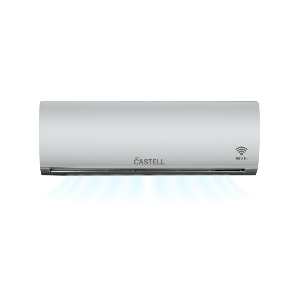 AIRE ACONDICIONADO CON WIFI SPLIT 24MIL BTU ALTA EFICIENCIA BLANCO/-CASTELL