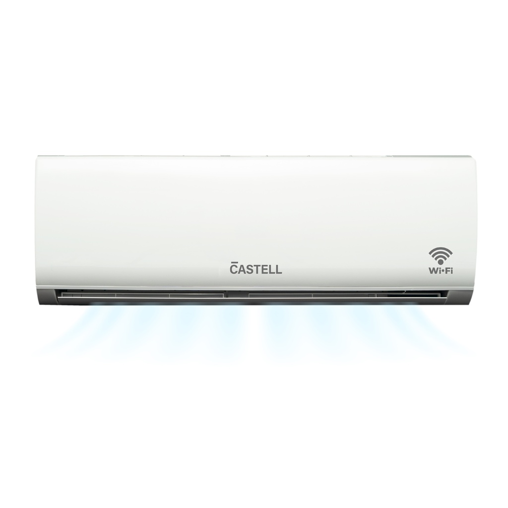 AIRE ACONDICIONADO CON WIFI SPLIT 12MIL BTU ALTA EFICIENCIA BLANCO/-CASTELL