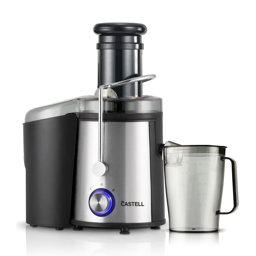 EXTRACTOR DE JUGO 2VL 800WATTS 1.1 LT 110V-60HZ  NEGRO/INOX -CASTELL