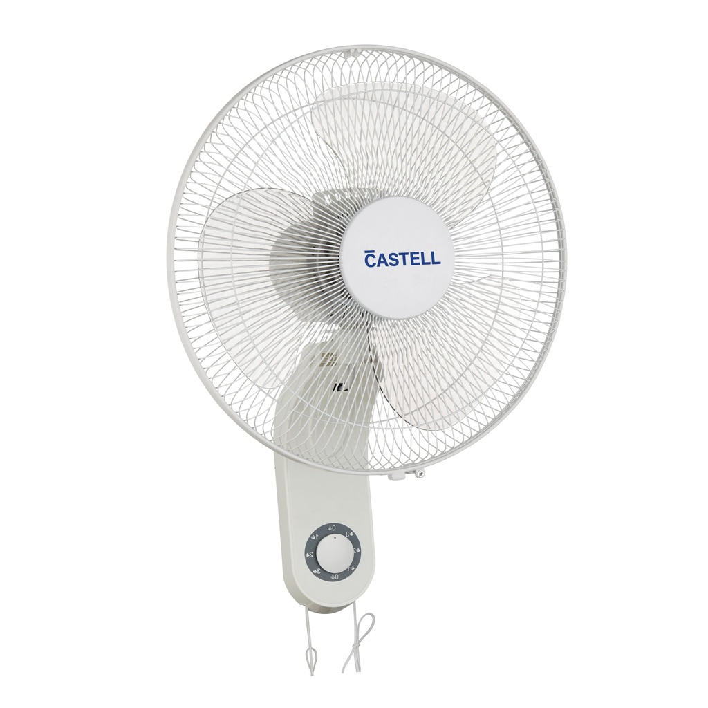 VENTILADOR DE PARED 16&quot; 3VL DE 3 ASPAS DE USO DOMESTICO BLANCO/-CASTELL