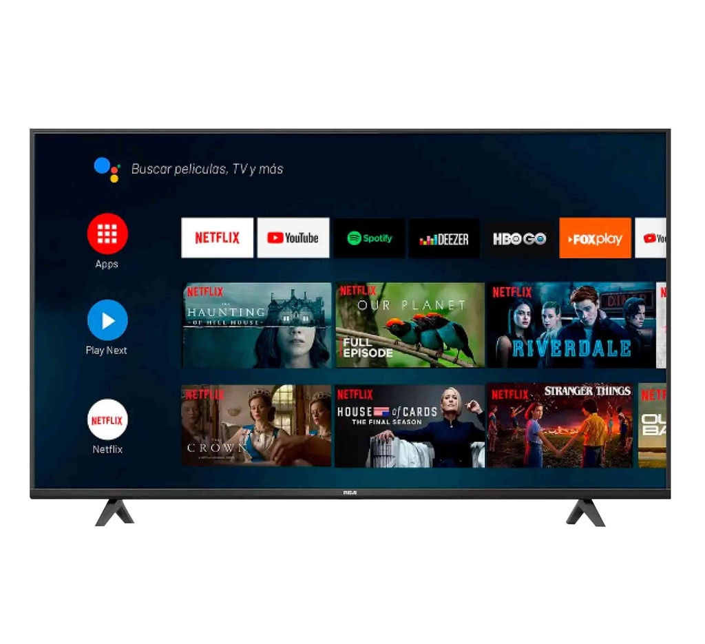 TELEVISOR LED SMART 4K 50&quot; ANDROID GOOGLE NEGRO/-RCA