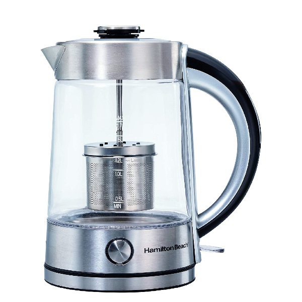 HERVIDOR DE AGUA CRISTAL 1.7LT -HAMILTON BEACH