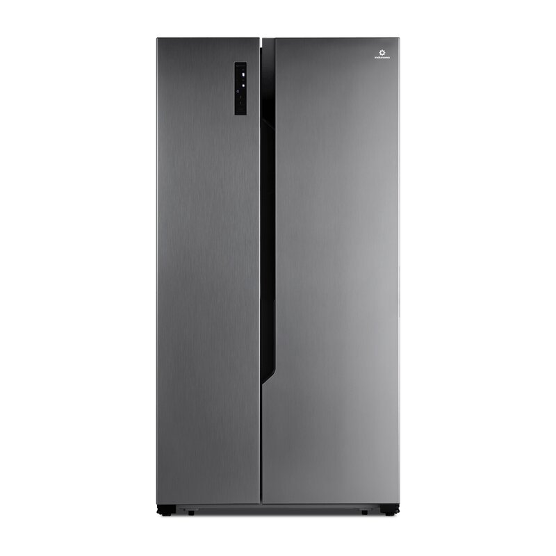 REFRIGERADORA SYDE BY SYDE INVERT 566LT LAMINA ANNTIHUELLA 73X98X189 CROMA - INDURAMA