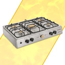 COCINETA DE 5Q 28&quot; S/R INOX PLUS 4Q DOMESTICO 1 INDUSTRIAL 55X73.5X18CM PLOMO/-ECOLINE