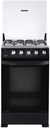 COCINA LUCIANA 21&quot; 4Q HORNO CON GRILL NEGRO/-ECOLINE