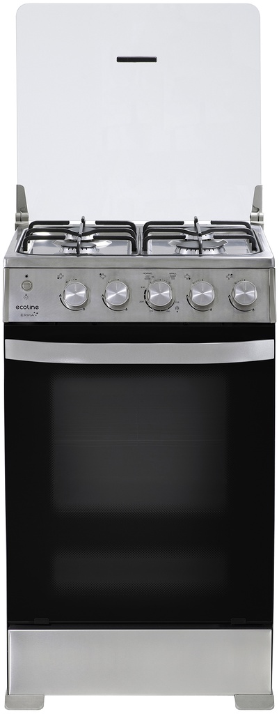 COCINA ERIKA 21&quot; 4Q HORNO CON GRILL INOX/-ECOLINE