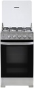 COCINA ERIKA 21&quot; 4Q HORNO CON GRILL INOX/-ECOLINE