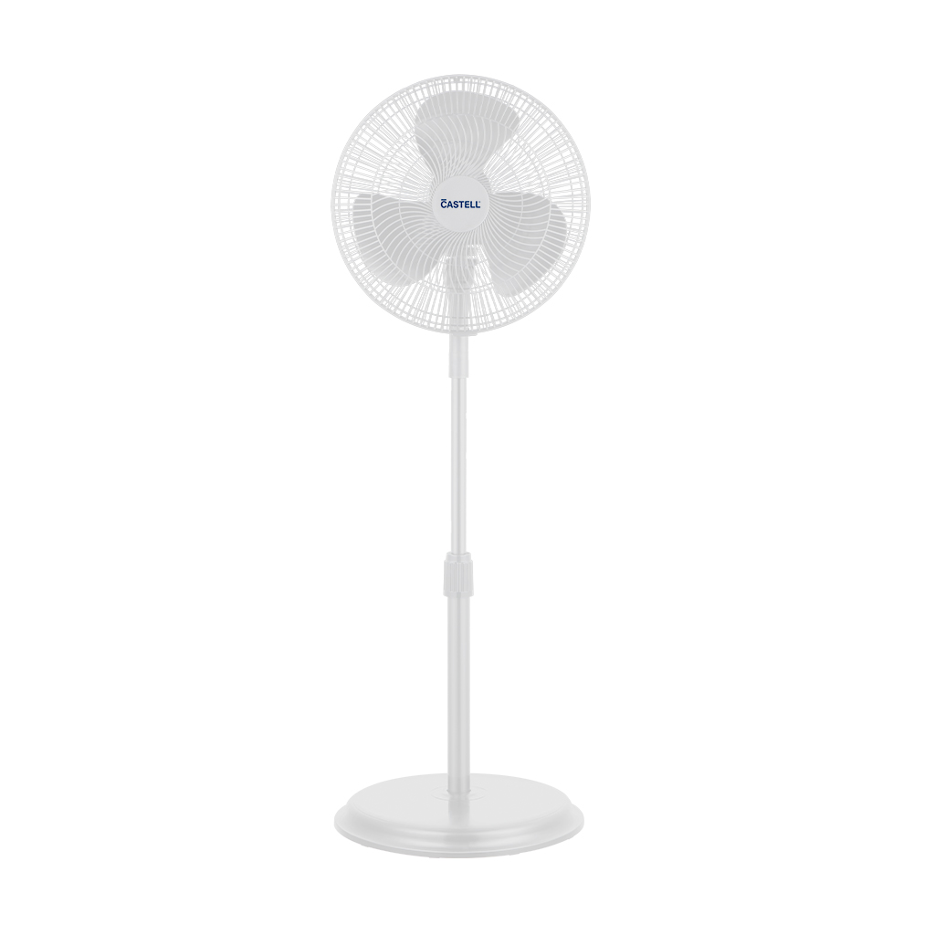 VENTILADOR DE PEDESTAL 16&quot; 32W 3 ASPAS 46.4X13.2X55CM BLANCO/-CASTELL