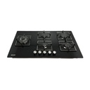 ENCIMERA A GAS 5Q VIDRIO TEMPLADO NEGRO RCA