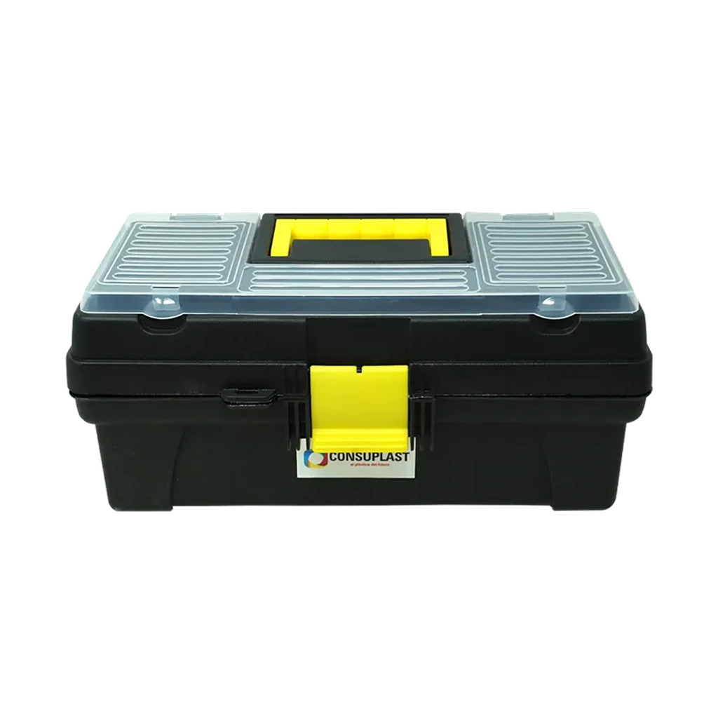 CAJA DE HERRAMIENTAS 14&quot; NEGRO/AMARILLO -CONSUPLAST 58PECH1