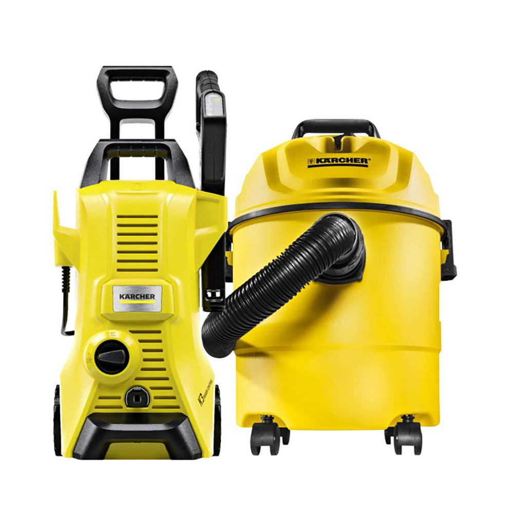 COMBO K3 POWER CONTROL + WD1 HIDROLAVADORA + ASPIRADORA -KARCHER