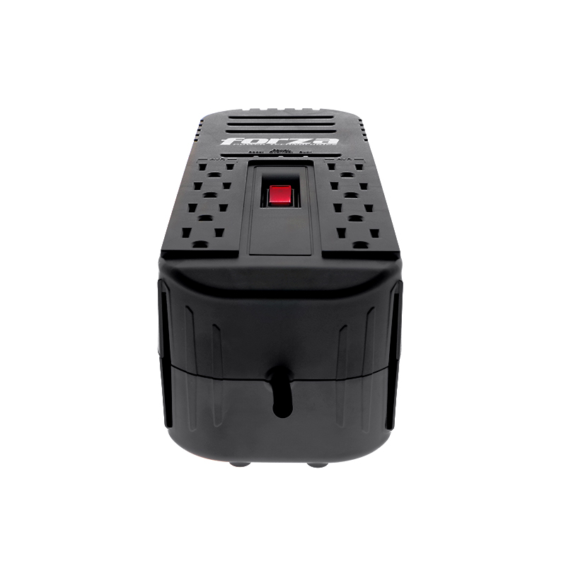 REGULADOR CAPACIDAD 1100W 8 PUERTOS NEGRO-FORZA