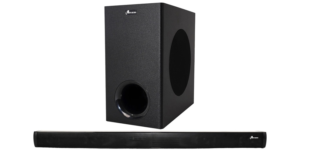 BARRA DE SONIDO TEATRO EN CASA 30W 2.1 CANALES USB HDMI NEGRO-RIVIERA