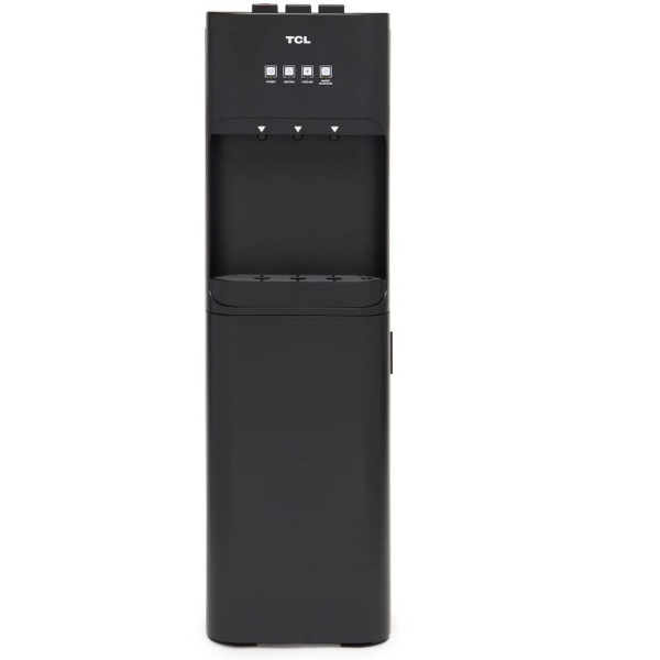 DISPENSADOR DE AGUA TCL NEGRO CON AGUA AL CLIMA, FRIA, CALIENTE
