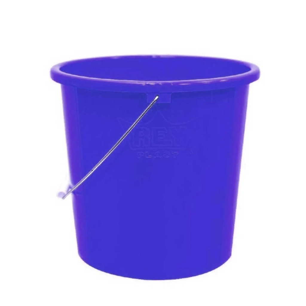 BALDE PLASTICO CON ASA METAL 15 lt -REY