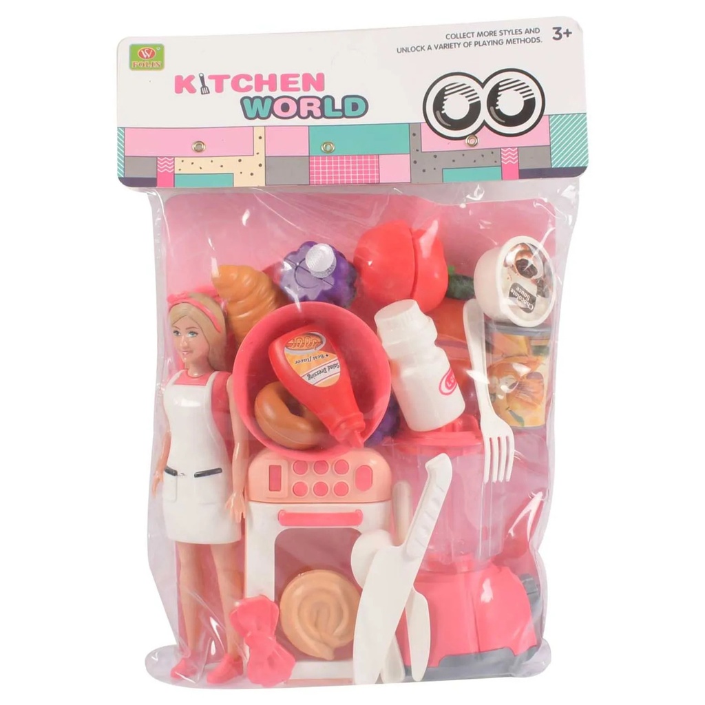 JUGUETE JUEGO COCINA EN FUNDA -ALESSA