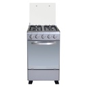 COCINA A GAS 21&quot; 4Q CON HORNO ACERO INOX -CONTINENTAL