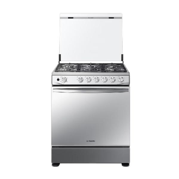 COCINA A GAS 5Q PARRILLA DE HIERRO FUNDIDO ENC/ELC PLATA/-SAMSUNG