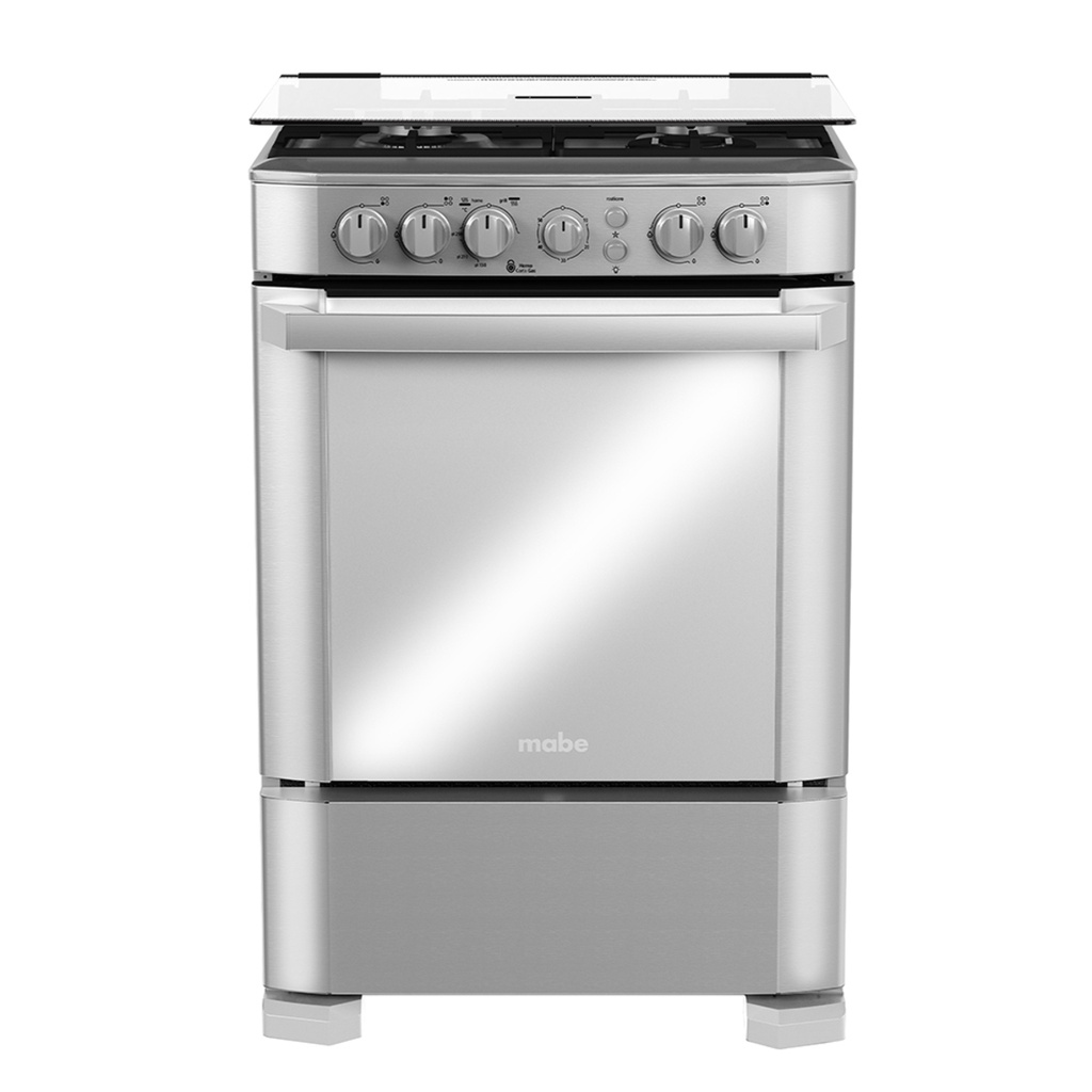 COCINA A/GAS ENC/ELEC 4Q 65X50X94.5CM GRIS - MABE