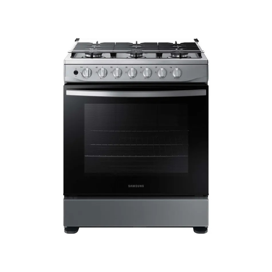 COCINA A GAS 6Q 76.7CM HORNO DE 146LT GRIS/-SAMSUNG
