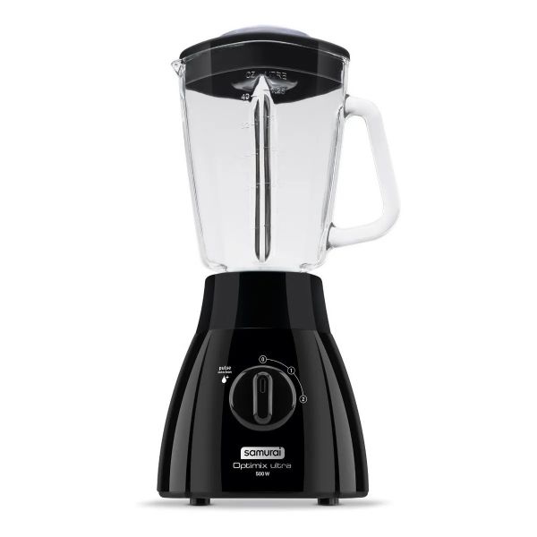 LICUADORA OPTIMIX ULTRA 1.7LT 500W V/VIDRIO NEGRA -SAMURAI