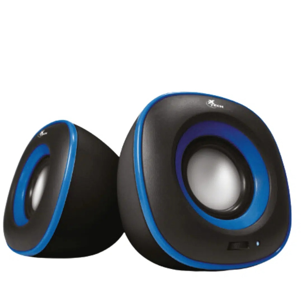 PARLANTE MULTIMEDIA 6W USB CONEXION DE 3.5MM AZUL/-XTECH