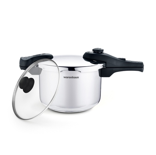 [5648 VALDIVIA] OLLA DE PRESIÓN INDUCCIÓN 6 LT WARENHAUS VALDIVIA