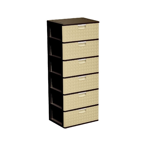 [CAJONERA SUPREMA 6 PISOS BEIGE] CAJONERA SUPREMA 6 PISOS BEIGE PICA
