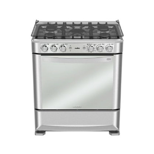 [EM7640FX1] COCINA GAS 76CM INOX (EM7640FX0) MABE