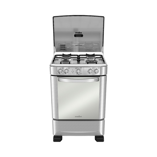 [EM6060FX2] COCINA GAS 4Q CON TAPA MABE INOX-MABE