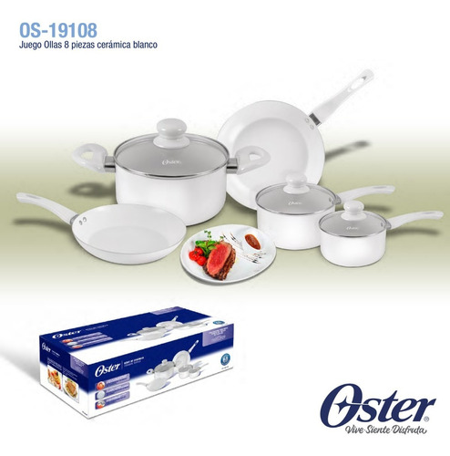 [OS-19108] OLLAS DE ALUMINIO JUEGO 8PIEZAS - OSTER