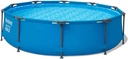 PISCINA TUBO OCTAGONAL CELESTE, DIÁMETRO: 305 CM/ALTO: 76 CM