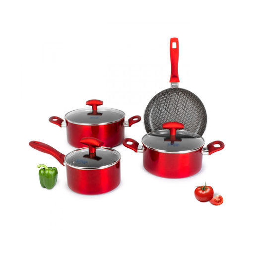 [7385] OLLA LUXURY INDUCCIÓN JUEGO 7 PIEZAS UMCO