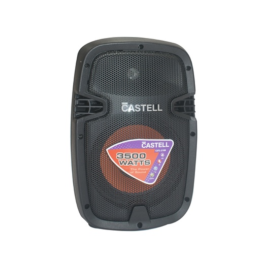 [CSTL-2108] CAJA AMPLIFICADA 36000W 8 PLG RECARGABLE BT/USB/SD NEGRO CASTELL