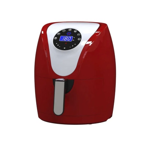 [5519] FREIDORA DE AIRE 2,6L DIGITAL UMCO 5519 ROJO AIRE FRYER 1300W