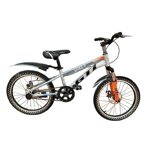 [GM91-3 FUCSIA] BICICLETA SPIKE ARO 20 PLATEADO - ECUACYCLO