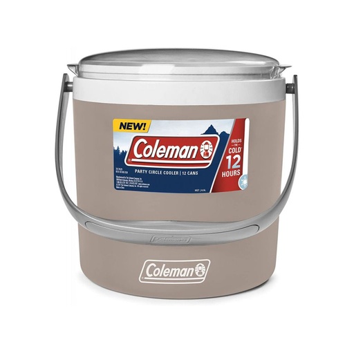 [2000033042] HIELERA COLEMAN PARTY 12 LATAS BEIGE