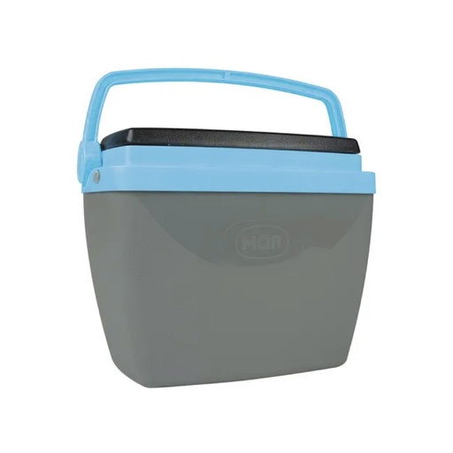 [25108213] HIELERA PLÁSTICA 12LT GRIS/AZUL -ALESSA 25108213