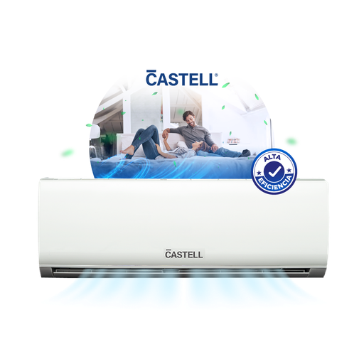 [CS-24C2A] AIRE ACONDICIONADO ALTA EFICIENCIA  SPLIT 24MIL BTU R410A PANL 156 -CASTELL CS-24C2A