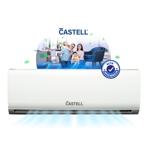 [CS-36C2A] AIRE ACONDICIONADO ALTA EFICIENCIA SPLIT 36MIL BTU R410 PANEL 156 -CASTELL CS-36C2A