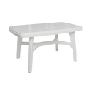 MESA PLASTICA SEVILLA RECTANGULAR BLANCO - PICA