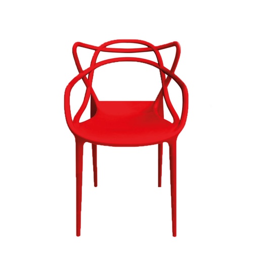 [SILLA ART SIDNEY C/BRAZO ROJO] SILLA ART SIDNEY CON BRAZOS ROJO/-PICA